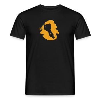 Rondelle de hockey sur glace Joueur de hockey sur glace - T-shirt homme - noir - Devant - AI Model Male 178 light (178cm)