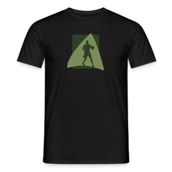 Dribbling Hooping - Men's T-Shirt - black - Front - AI Model Male 178 light (178cm)
