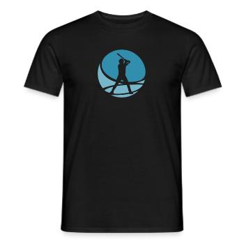 Baseball Baserunner Baserunning - Männer T-Shirt - Schwarz - Vorne - AI Model Male 178 light (178cm)
