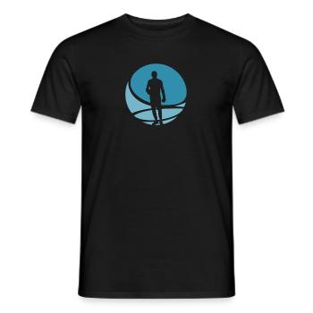 Boxing Jab Uppercut - Men's T-Shirt - black - Front - AI Model Male 178 light (178cm)