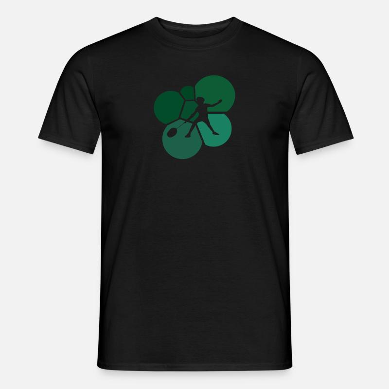 Badminton Smash Badmintonspieler Clear - Männer T-Shirt - Schwarz