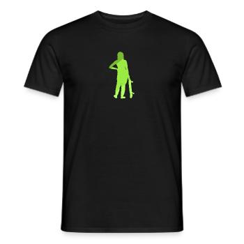 Skateboard Skateboarder sk8ter - Männer T-Shirt - Schwarz - Vorne - AI Model Male 178 light (178cm)