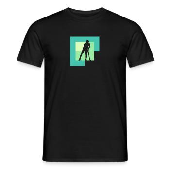 Hockey sur gazon Hockey en salle Hockey sur gazon Hockey - T-shirt homme - noir - Devant - AI Model Male 178 light (178cm)