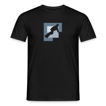 Snowboard Snowboardfahren Freestyle - Männer T-Shirt - Schwarz - Vorne - AI Model Male 178 light (178cm)