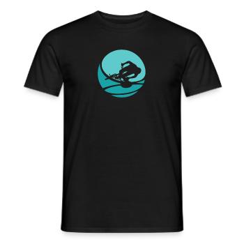 VTT VTT VTT - T-shirt homme - noir - Devant - AI Model Male 178 light (178cm)