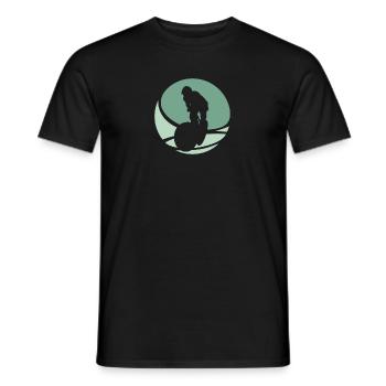 Piste de VTT VTT - T-shirt homme - noir - Devant - AI Model Male 178 light (178cm)
