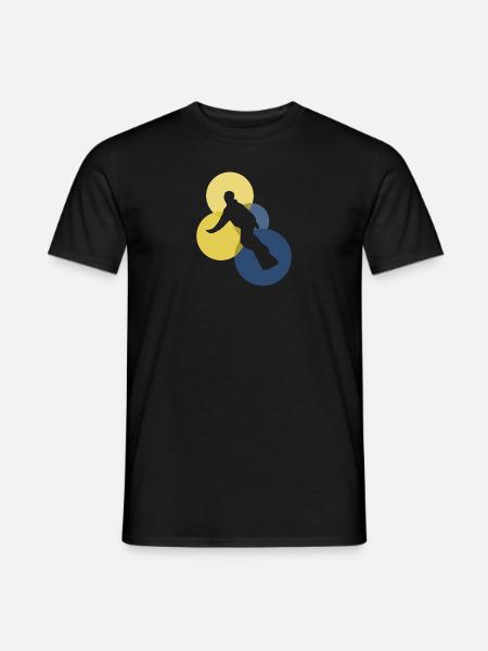 Snowboarder Snowboard Boarder - Männer T-Shirt - Schwarz