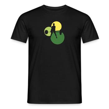 Gymnase de musculation - T-shirt homme - noir - Devant - AI Model Male 178 light (178cm)