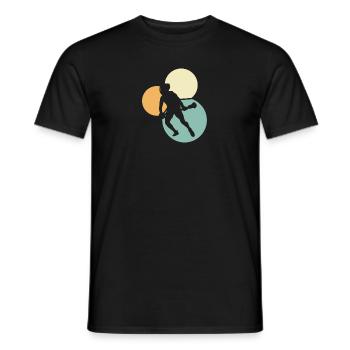 Lacrosse Crosse - Männer T-Shirt - Schwarz - Vorne - AI Model Male 178 light (178cm)