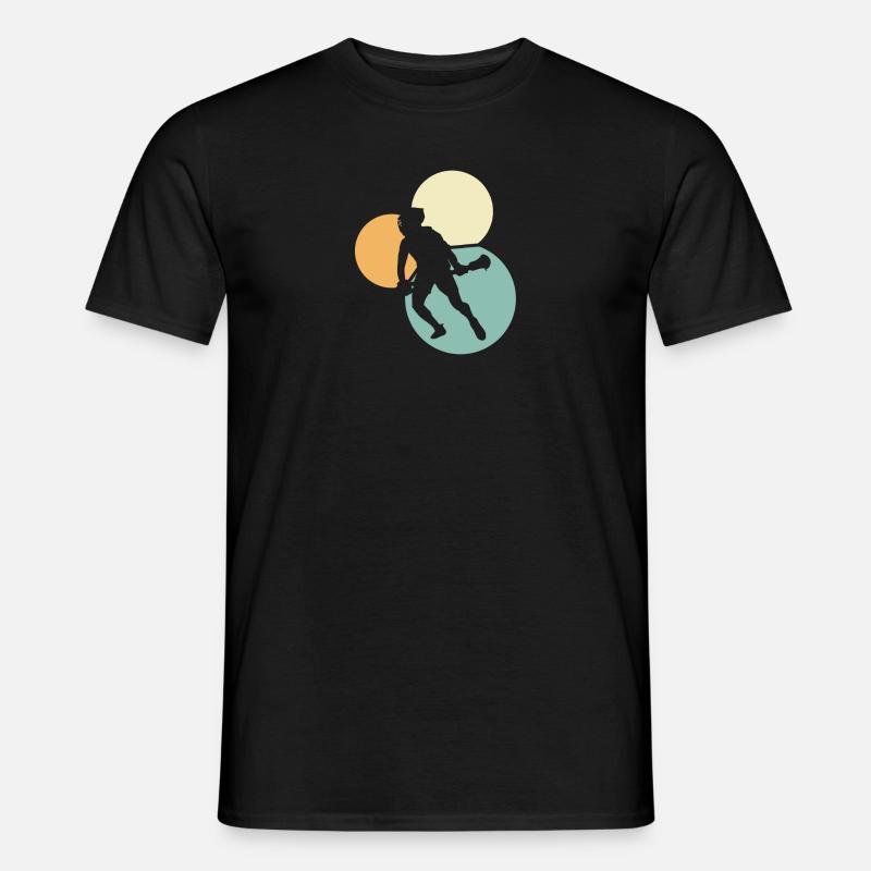 Lacrosse Crosse - Männer T-Shirt - Schwarz