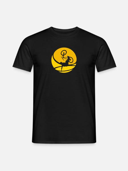 Mountainbiking Trail Mountainbiking - Männer T-Shirt - Schwarz