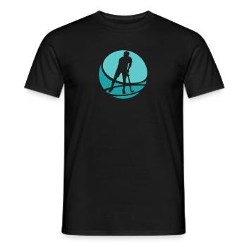 Hockey Field Hockey Hockey - Men's T-Shirt - black - Front - AI Model Male 178 light (178cm)