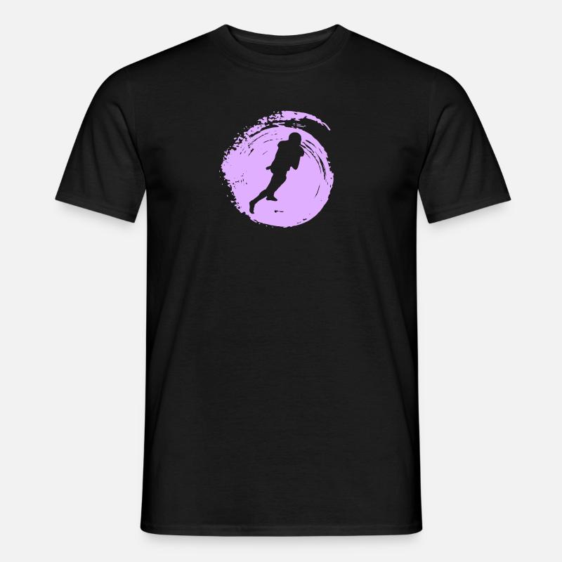 Gridiron Rugby - Männer T-Shirt - Schwarz