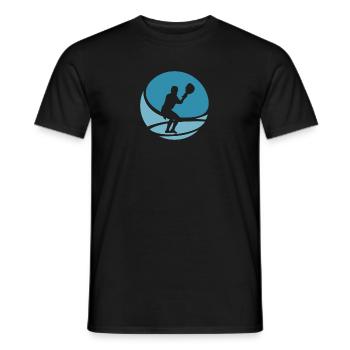 Intercrosse Lacrosse Fogo - Men's T-Shirt - black - Front - AI Model Male 178 light (178cm)