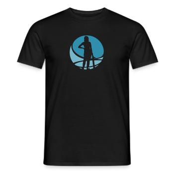 Skaten Skateboard Skater - Männer T-Shirt - Schwarz - Vorne - AI Model Male 178 light (178cm)