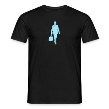 Opérations bancaires Échange bancaire - T-shirt homme - noir - Devant - AI Model Male 178 light (178cm)