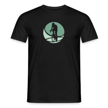 Cyclist Cyclist Cycling - Men's T-Shirt - black - Front - AI Model Male 178 light (178cm)