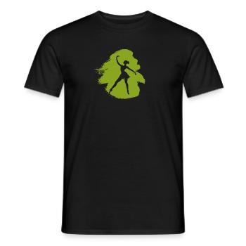 Ballerine Opéra du Lac des Cygnes - T-shirt homme - noir - Devant - AI Model Male 178 light (178cm)