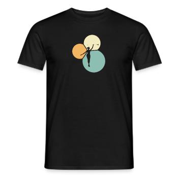 Gymnastics Baton Twirling Twirling - Men's T-Shirt - black - Front - AI Model Male 178 light (178cm)