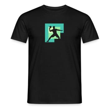 Joueur de tennis de table Joueur de tennis de table - T-shirt homme - noir - Devant - AI Model Male 178 light (178cm)