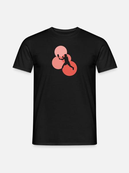 Squashspieler Squash Squash - Männer T-Shirt - Schwarz