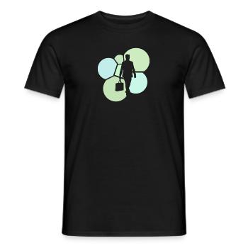 Banques Banques boursières - T-shirt homme - noir - Devant - AI Model Male 178 light (178cm)