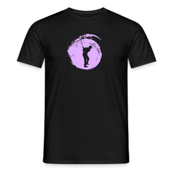 Golf Golfball Driver - Männer T-Shirt - Schwarz - Vorne - AI Model Male 178 light (178cm)