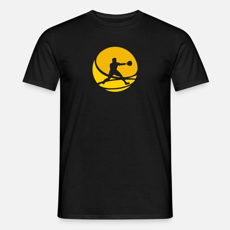 Schläger Schläger Schläger Squash - Männer T-Shirt - Schwarz