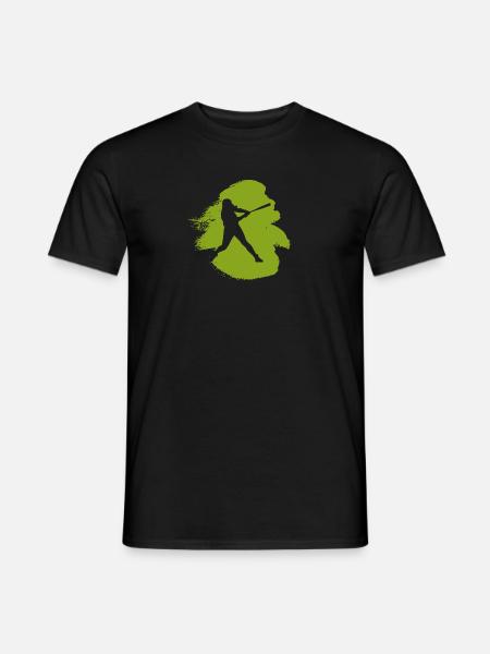Baseball Softball Baseball - Männer T-Shirt - Schwarz