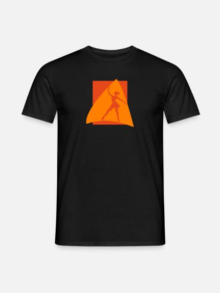 Balletttänzerin Oper Schwanensee - Männer T-Shirt - Schwarz