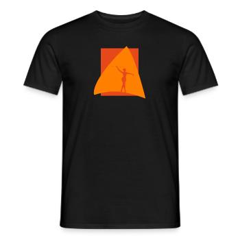 Rod Turning Baton Twirling Twirling Twirling - Men's T-Shirt - black - Front - AI Model Male 178 light (178cm)