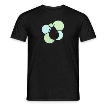 Vegan Foodie Vegan - Men's T-Shirt - black - Front - AI Model Male 178 light (178cm)