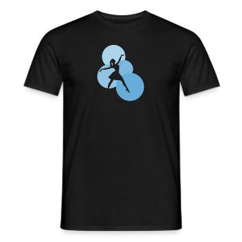 Danseuse de ballet Le Lac des cygnes Danseuse de ballet - T-shirt homme - noir - Devant - AI Model Male 178 light (178cm)