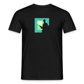 Billiard Ball Billiard Player Billiards - Men's T-Shirt - black - Front - AI Model Male 178 light (178cm)