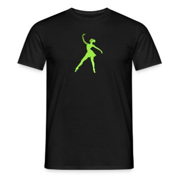 Ballerina Ballerina Balletto - T-shirt uomo - nero - Fronte - AI Model Male 178 light (178cm)