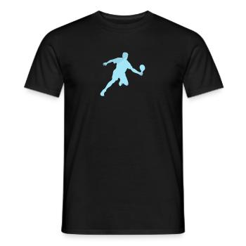Pickleballspieler Pickleballspiel Tennis - Männer T-Shirt - Schwarz - Vorne - AI Model Male 178 light (178cm)