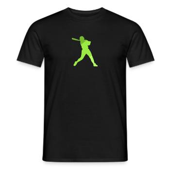 Softball Spieler Pitcher Softball - Männer T-Shirt - Schwarz - Vorne - AI Model Male 178 light (178cm)