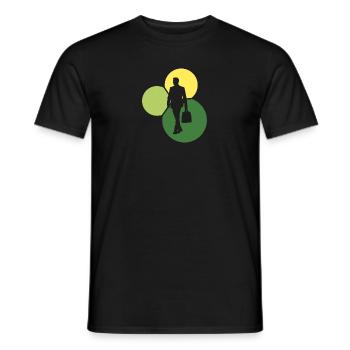 Banking Businessman Business - Men's T-Shirt - black - Front - AI Model Male 178 light (178cm)
