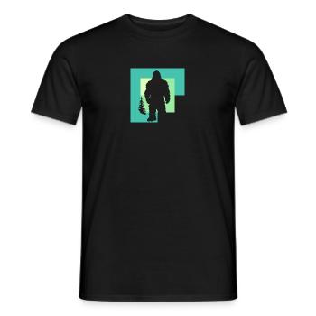 Yeti Yeti Lochness - Men's T-Shirt - black - Front - AI Model Male 178 light (178cm)