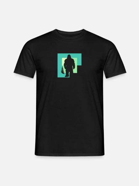 Yeti Yeti Lochness - Men's T-Shirt - black