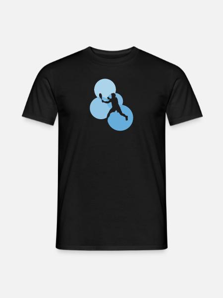 Raquette de squash Joueur de squash Joueur de squash - T-shirt homme - noir