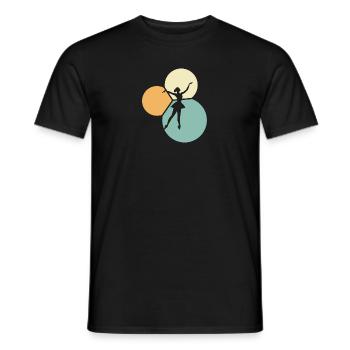 Ballerina Ballerina Ballet Dancer - Men's T-Shirt - black - Front - AI Model Male 178 light (178cm)
