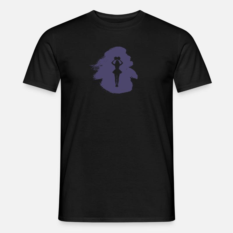 Mädchen Bommel Mädchen - Männer T-Shirt - Schwarz