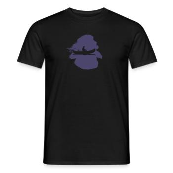 Kajak Wildwasser Rafting - Männer T-Shirt - Schwarz - Vorne - AI Model Male 178 light (178cm)