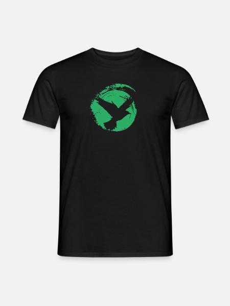 Flügel Vogelschwarm Tier - Männer T-Shirt - Schwarz