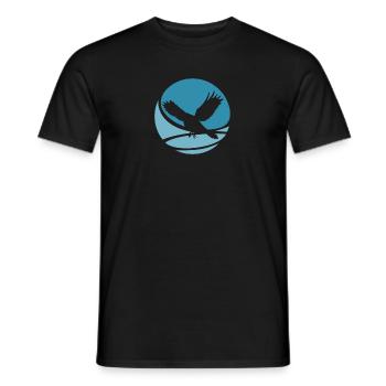 Vogelschwarm Tier Flügel - Männer T-Shirt - Schwarz - Vorne - AI Model Male 178 light (178cm)