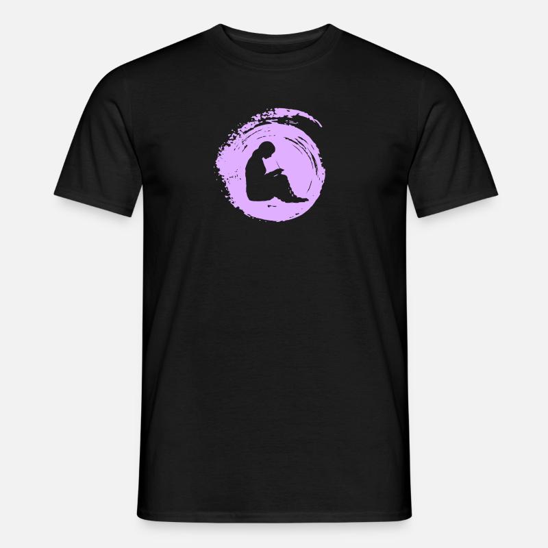 Sewing Wool Thread - Men's T-Shirt - black