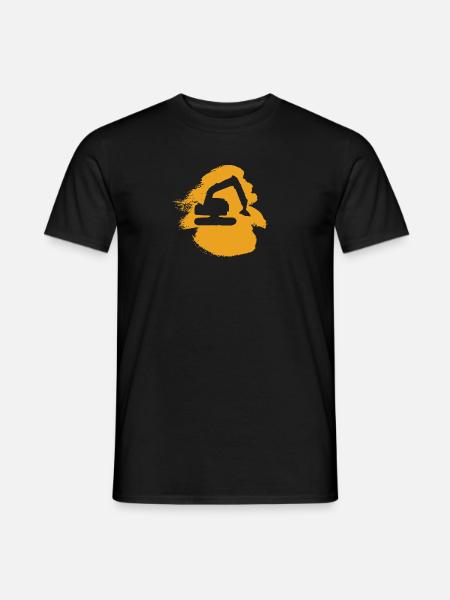 Baggerfahrerin Baustelle Baggerfahrerin - Männer T-Shirt - Schwarz