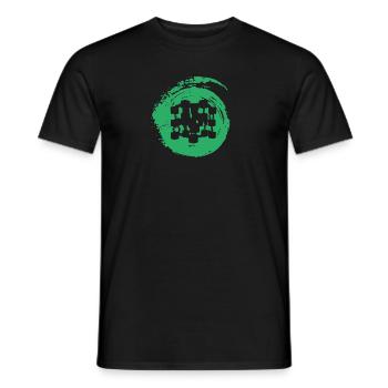 Cryptowährung Blockchain Crypto - Männer T-Shirt - Schwarz - Vorne - AI Model Male 178 light (178cm)