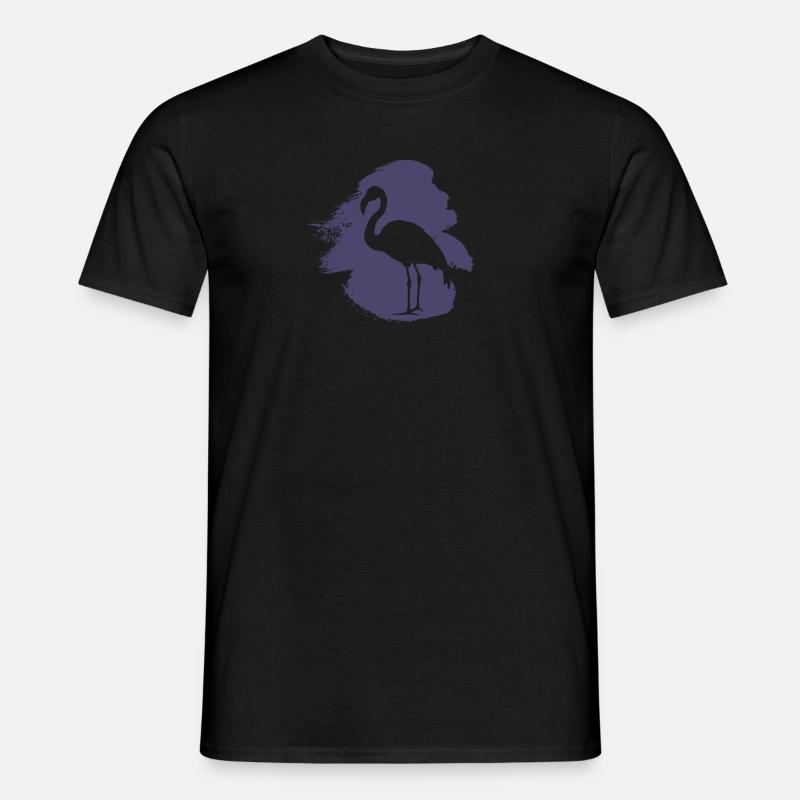 Exotisch Flamingos Exotisch - Männer T-Shirt - Schwarz